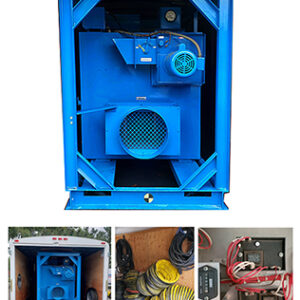 Used Stulz 3000cfm Desiccant, trailer, ducting, cables and controller package deal