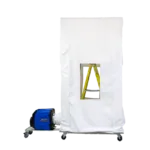 AIRE GUARDIAN AG3000 Mobile Containment Cube with adjustable height poles and large view windows