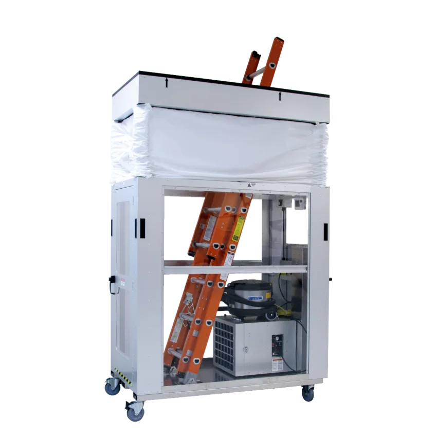 Abatement Technologies AG8000PAS-RPM AIRE GUARDIAN Mobile Dust Containment Cart with integrated ladder