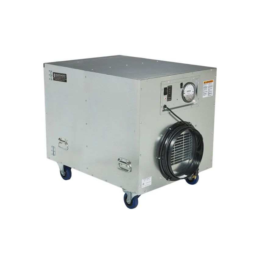 Abatement Technologies H2KMA Side View H2KMA Negative Air Machine side view showing construction