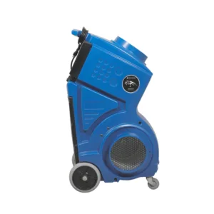 Abatement PRED1200UV Portable Air Scrubber Side View - 4-Stage Filtration with UV
