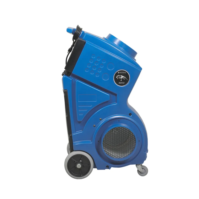 Abatement Technologies PRED1200UV Air Scrubber Side View Abatement PRED1200UV Portable Air Scrubber Side View - 4-Stage Filtration with UV