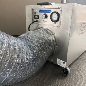 Omni CleanAir OA1000-PRO Negative Air Machine in Professional Remediation Environment