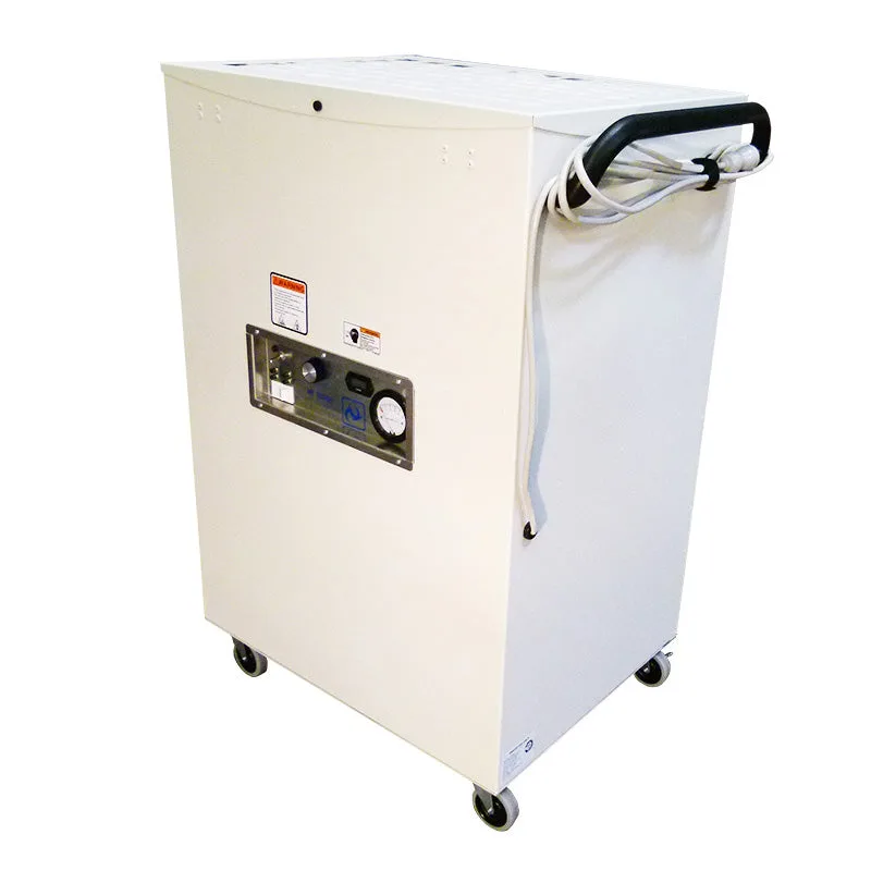 Omni CleanAir OA1600PAC 230V Portable Air Cleaner with 99.99% HEPA filtration, UV germicidal irradiation, and variable airflow from 200 to 1600 CFM for healthcare facilities and isolation rooms