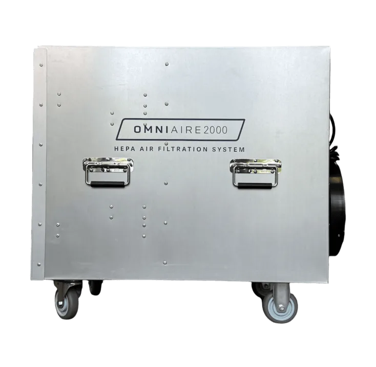 Omni CleanAir OA2000 PLUS-A Negative Air Machine 1800 CFM – View 4 Omni CleanAir OA2000 PLUS-A Negative Air Machine Controls
