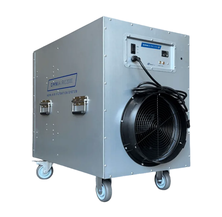 Omni CleanAir OA2000 PLUS-A Negative Air Machine 1800 CFM Omni CleanAir OA2000 PLUS-A HEPA Negative Air Machine with 99.97% Filtration for Commercial Abatement and Restoration