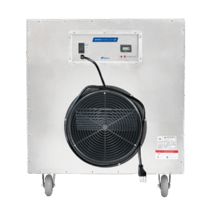 Omni CleanAir OA2500 Plus-B HEPA Negative Air Machine delivering 2200 CFM for mold remediation and asbestos abatement