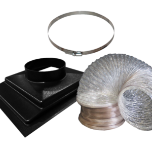 Omni CleanAir OAIM2000-12KIT Intake Manifold Kit with 12 inch diameter manifold, 25 foot flexible duct, and quick clamp for OA2200 and OA2500 negative air machines