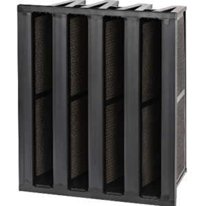 Omni CleanAir OCVBANK2424 V-Bank Carbon Filter Replacement 24x24x12 with 24 lbs Activated Carbon for Air Scrubbers