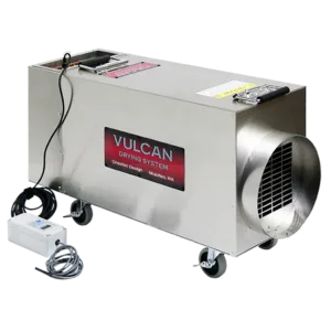Omni CleanAir Vulcan OVH230RT 37,000 BTU flameless electric heater with 475 CFM airflow for professional structural drying and water damage restoration