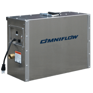 Omni CleanAir OmniFlow water filtration system with dual-stage 20 and 5-micron filtration for asbestos and lead abatement projects