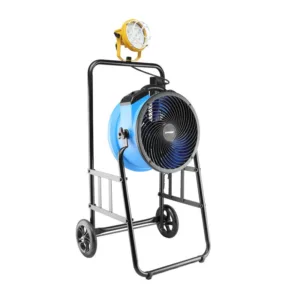 XPOWER FA-300K6 warehouse cooling fan blue color option with trolley