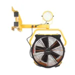 XPOWER FA-420K2 Industrial Warehouse Cooling Fan Kit with 18" Axial Fan 3600 CFM Wall Mount and LED Spotlight