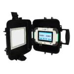 Omni IQ G720 TriZone differential pressure monitor in protective carrying case