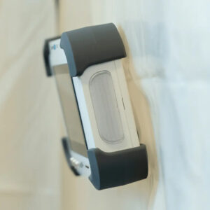Omni IQ mounted on containment barrier using FlexGo mounting system