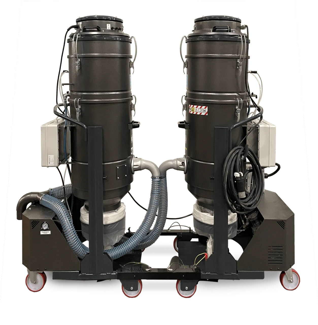 national-flooring-dl6000-dust-collector National Flooring Equipment DL6000 Dust Collector - 230V HEPA Dust Collection System