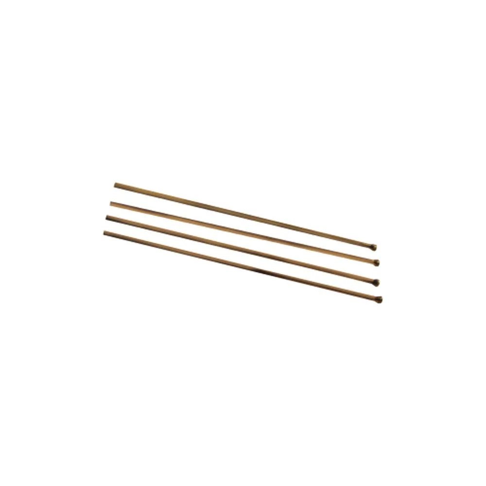 Novatek NB37FBC 3mm x 7″ Flat Tip Beryllium Copper Needles, 500pc Case for Needle Scalers Novatek NB37FBC Needles 3MM x 7 Beryllium(500)